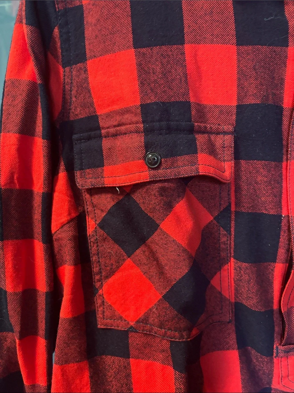 Classic Red & Black Buffalo Plaid Men’s Shirt - Unbranded